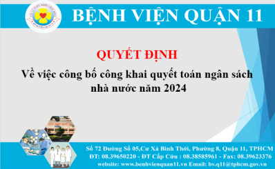 Quyết định Về việc công bố công khai quyết toán ngân sách nhà nước năm 2024